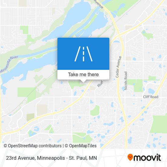 23rd Avenue map