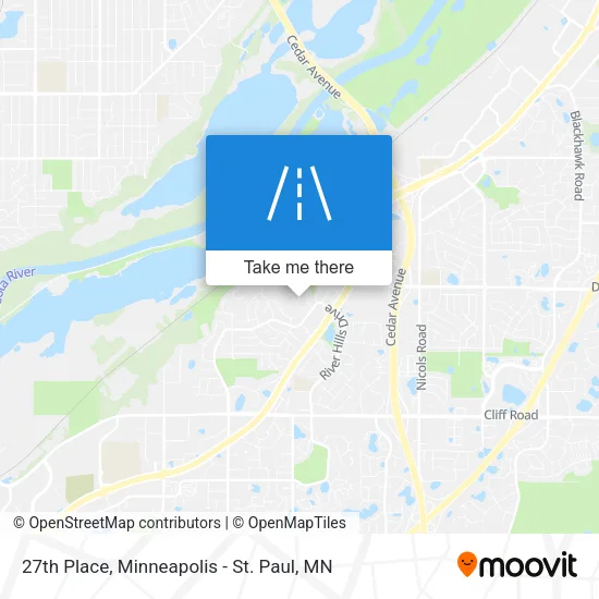 27th Place map