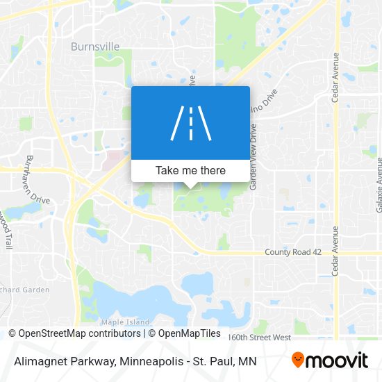 Alimagnet Parkway map