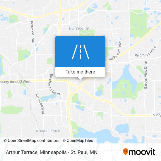 Arthur Terrace map