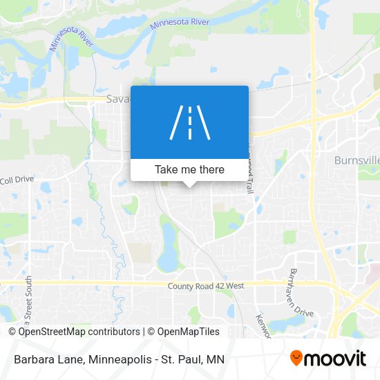 Barbara Lane map