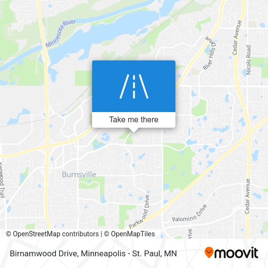Mapa de Birnamwood Drive