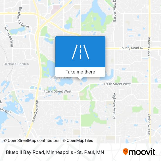 Mapa de Bluebill Bay Road