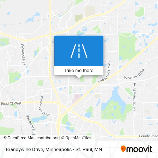 Brandywine Drive map