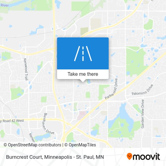 Burncrest Court map