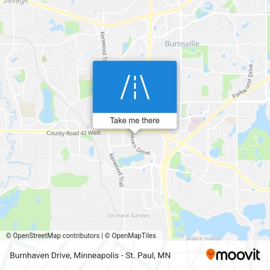 Burnhaven Drive map