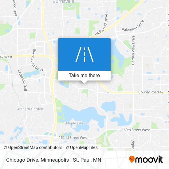 Chicago Drive map