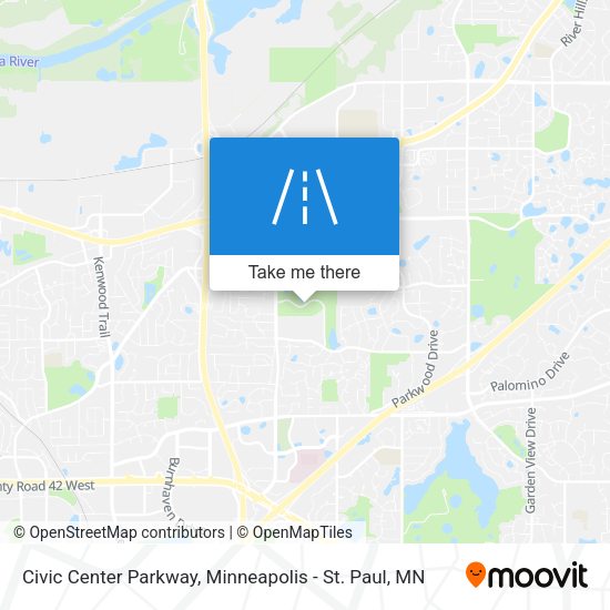 Mapa de Civic Center Parkway