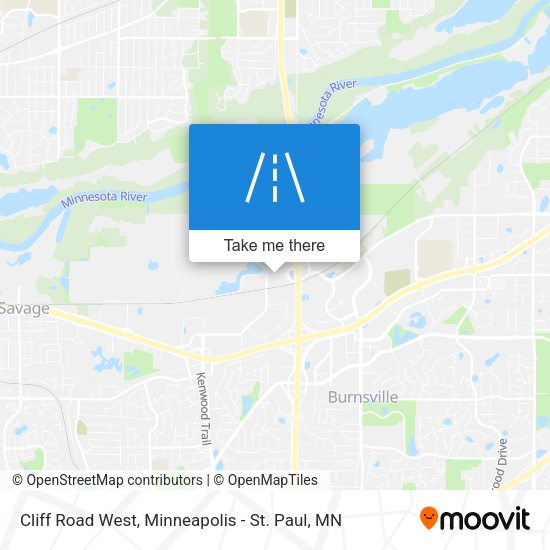 Mapa de Cliff Road West
