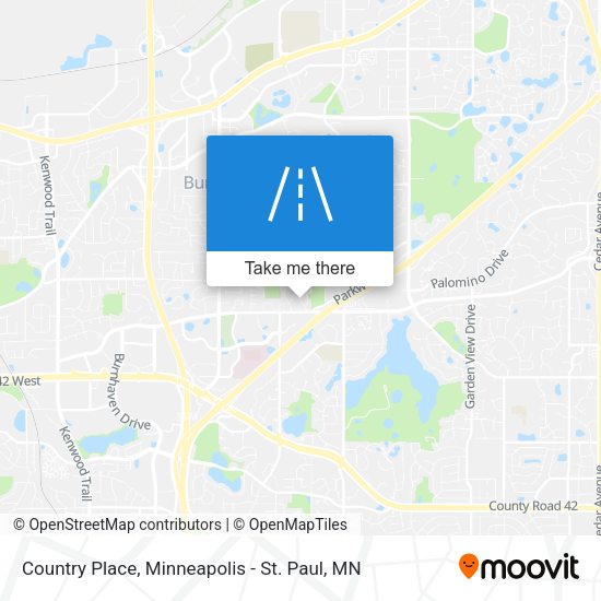 Country Place map