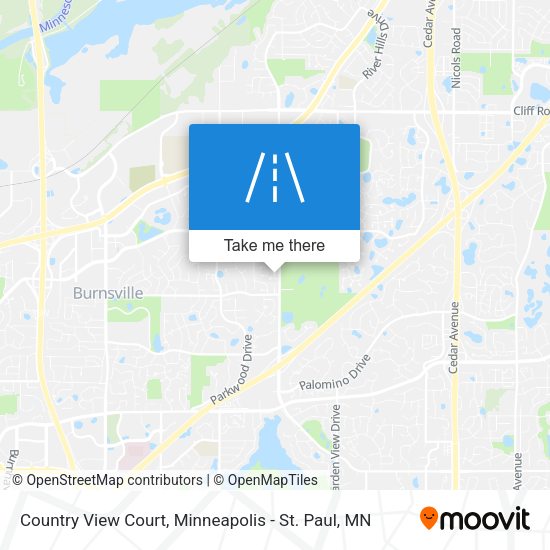 Country View Court map