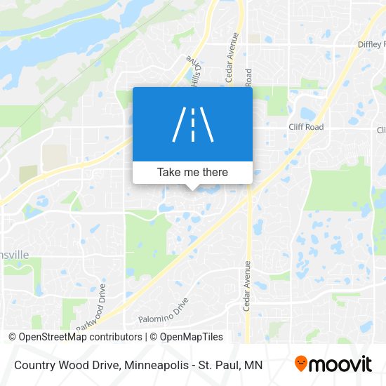 Mapa de Country Wood Drive