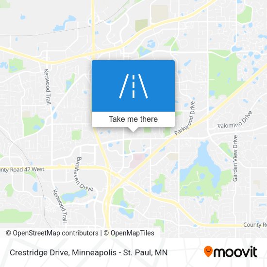 Crestridge Drive map