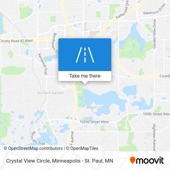 Crystal View Circle map
