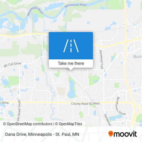 Dana Drive map