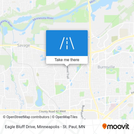 Eagle Bluff Drive map