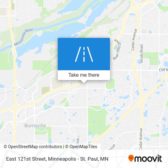 Mapa de East 121st Street