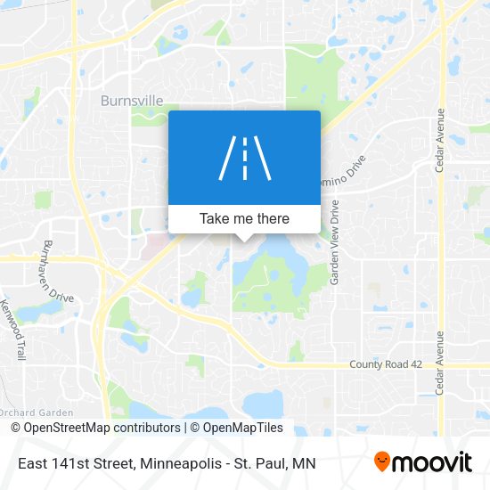 East 141st Street map