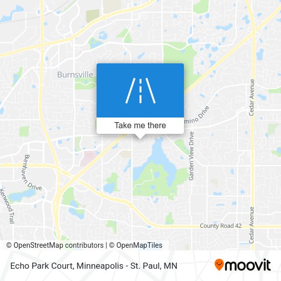 Echo Park Court map