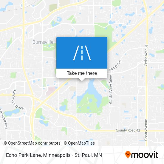 Echo Park Lane map