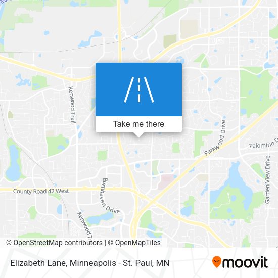Elizabeth Lane map