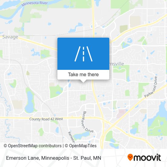 Emerson Lane map