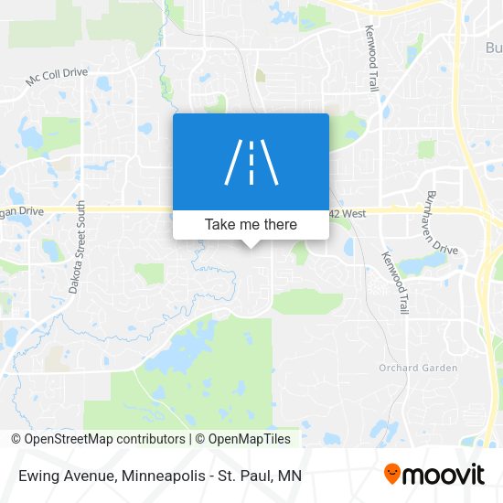 Ewing Avenue map