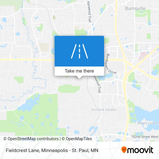 Fieldcrest Lane map