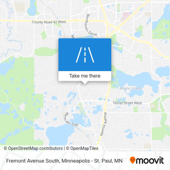 Fremont Avenue South map