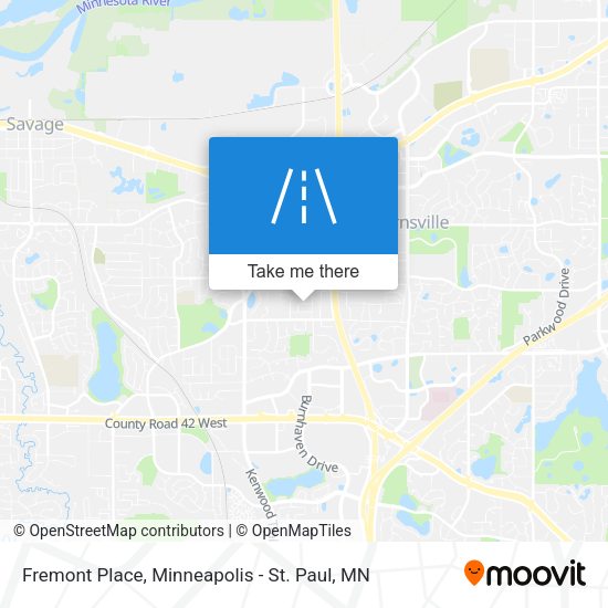 Fremont Place map