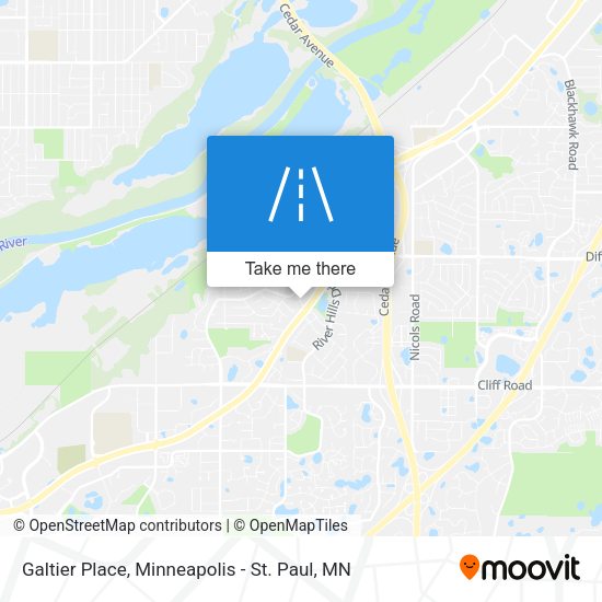 Galtier Place map