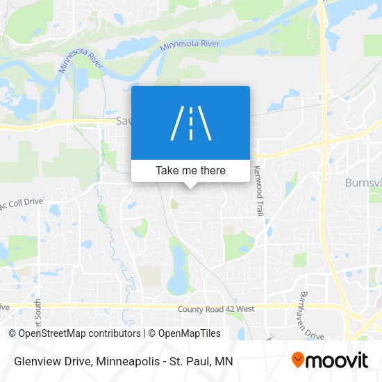 Glenview Drive map