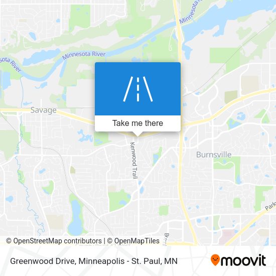 Mapa de Greenwood Drive