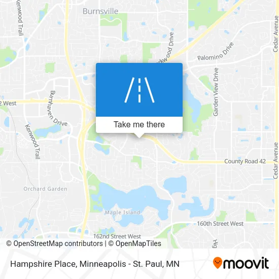 Hampshire Place map