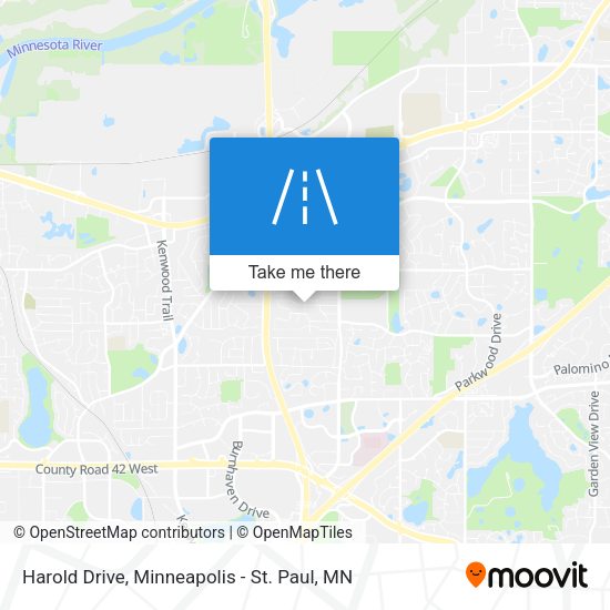Harold Drive map