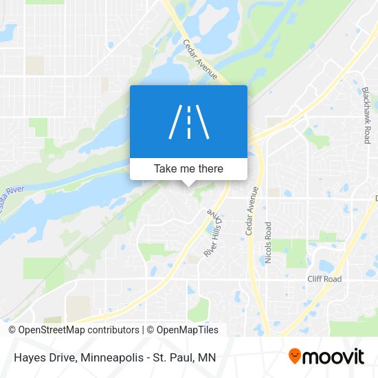 Mapa de Hayes Drive