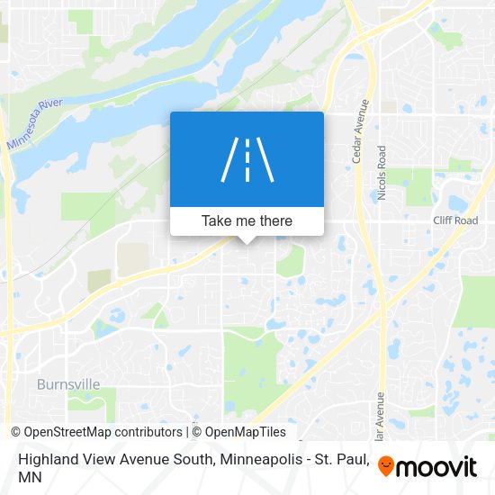 Mapa de Highland View Avenue South