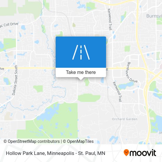 Mapa de Hollow Park Lane