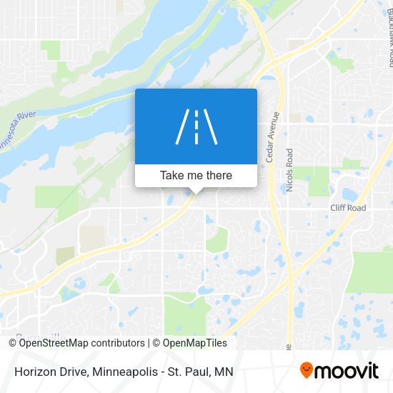 Horizon Drive map