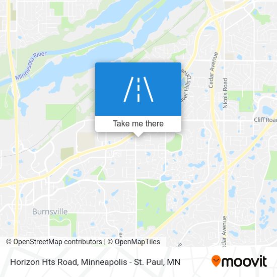 Horizon Hts Road map