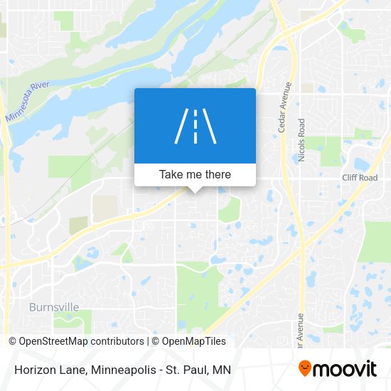 Horizon Lane map
