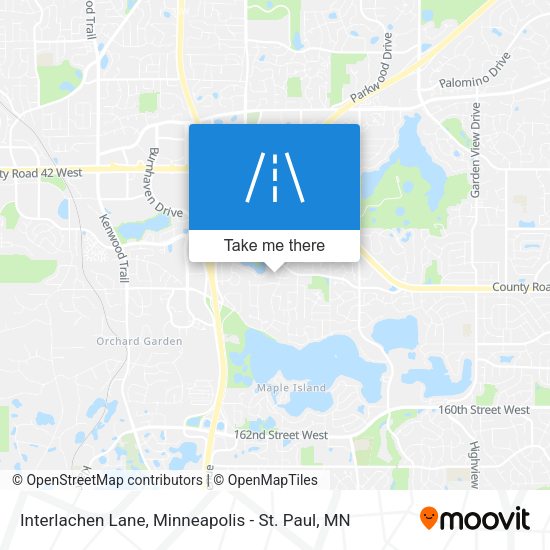 Mapa de Interlachen Lane