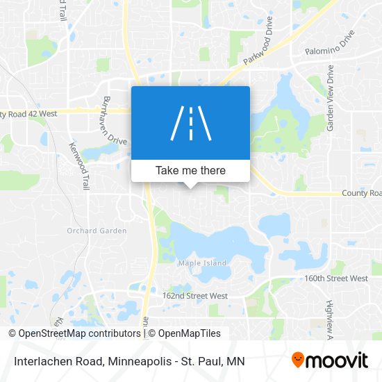 Mapa de Interlachen Road