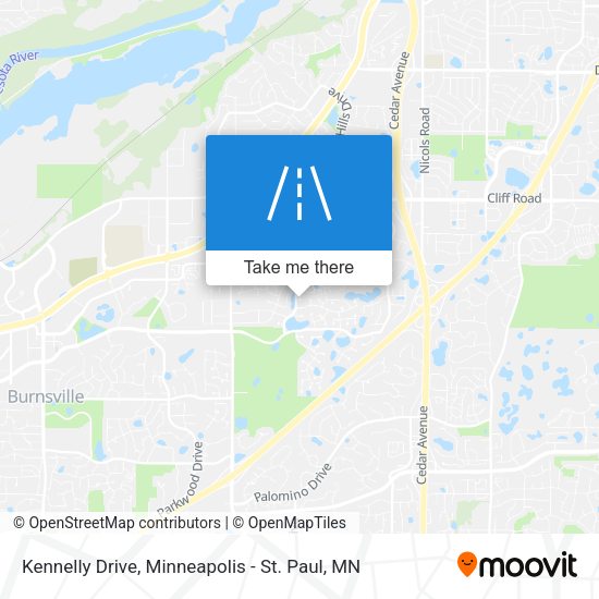 Kennelly Drive map