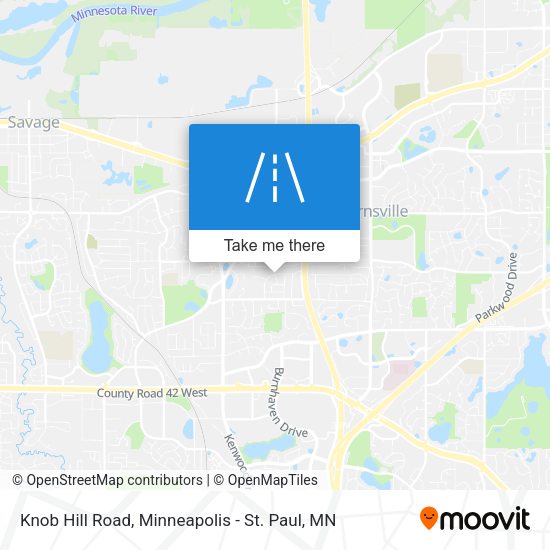 Knob Hill Road map