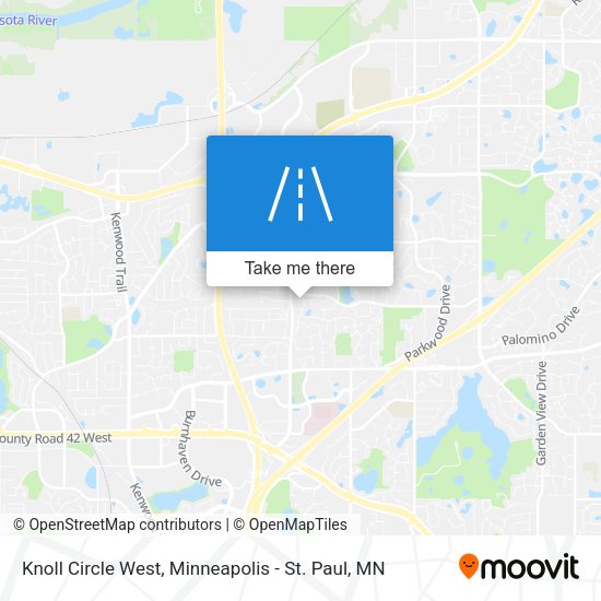 Mapa de Knoll Circle West