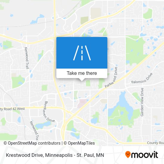 Mapa de Krestwood Drive