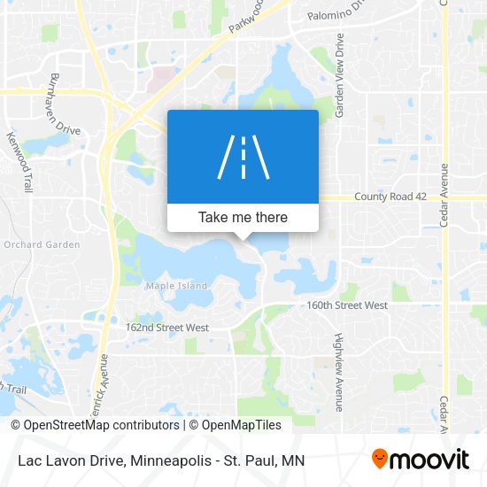 Mapa de Lac Lavon Drive