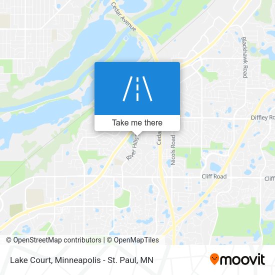 Lake Court map