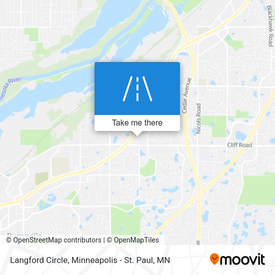 Mapa de Langford Circle